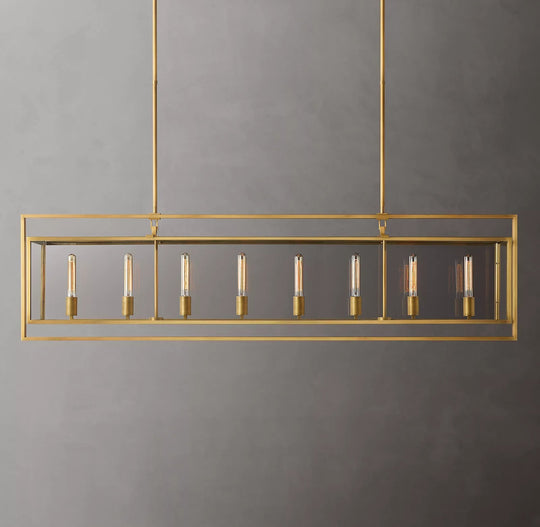 Fiona Rectangular Chandelier W 72"