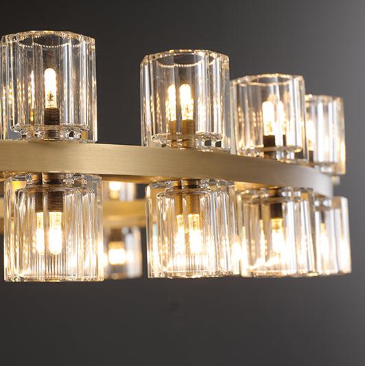 Arcachon Crystal Round Chandelier 42"(customized size)