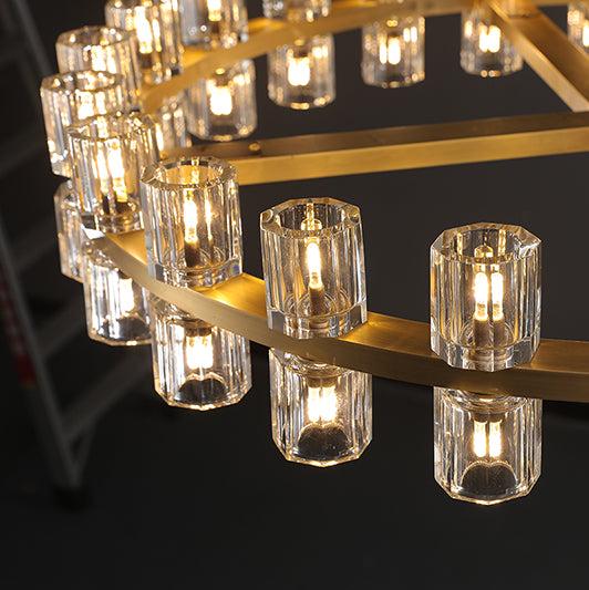 Arcachon Crystal Round Chandelier 42"(customized size)