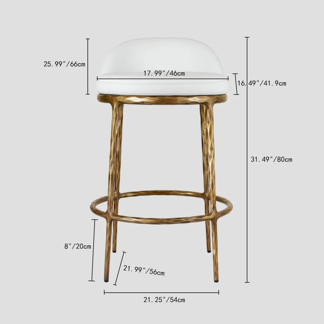 Thaddeus Bar Swivel Counter Stool