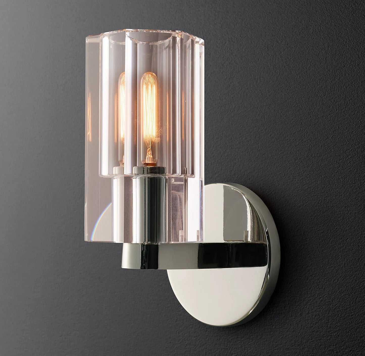 Arcachon Crystal Wall Sconce 9"H