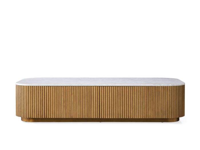 Finnley Marble Top Finish Storage Coffee Table