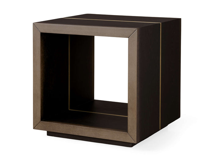 Mihaela Oak End Table 22"
