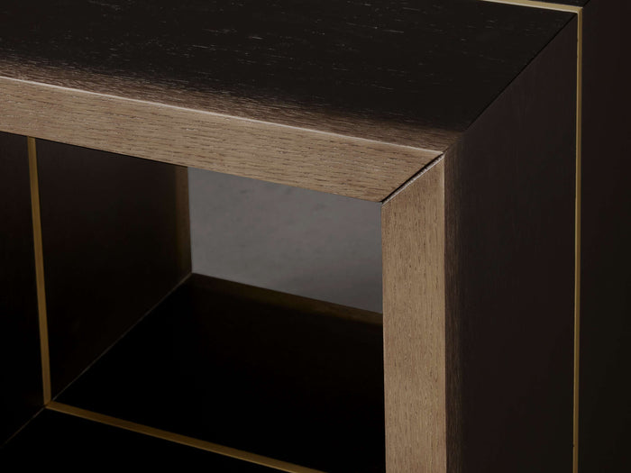 Mihaela Oak End Table 22"