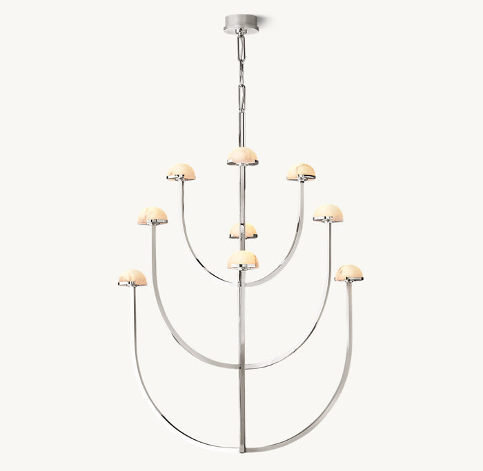 PEDRA ROUND CHANDELIER 40"