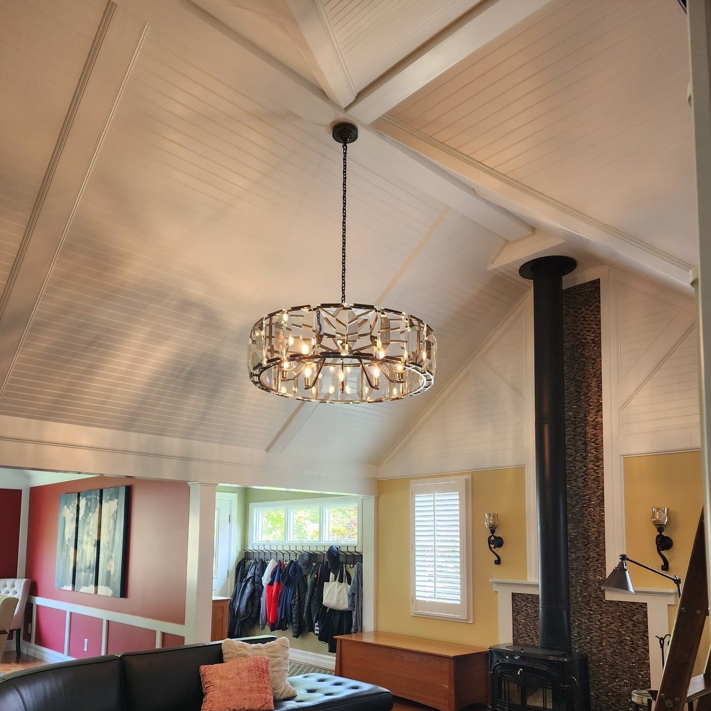 (sample order)Harlow Multicurve Crystal Round Chandelier