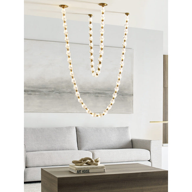 Modern Collier LED Pendant 12ft/10ft(customize)