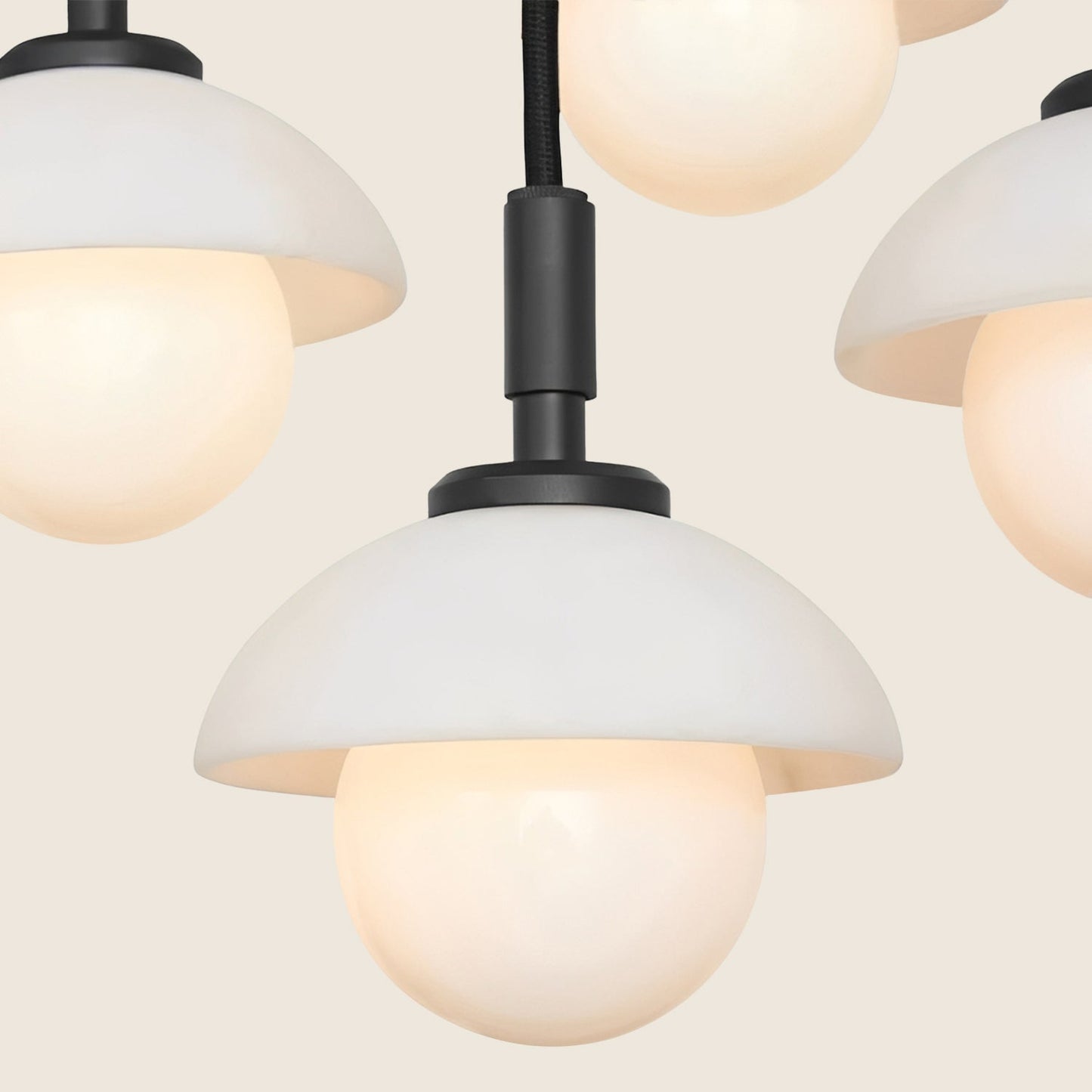 Glowen Alabaster Rectangular Chandelier 54"