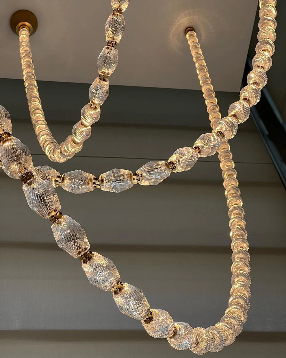 Modern Collier LED Pendant 12ft/10ft(customize)