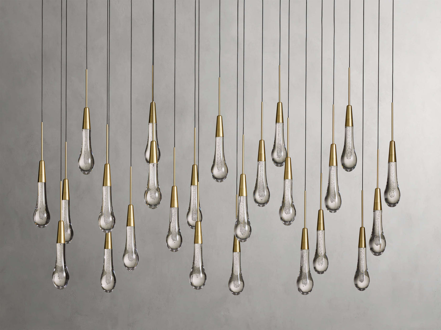 Solitaire Linear Chandelier 37"50"70"87"120"