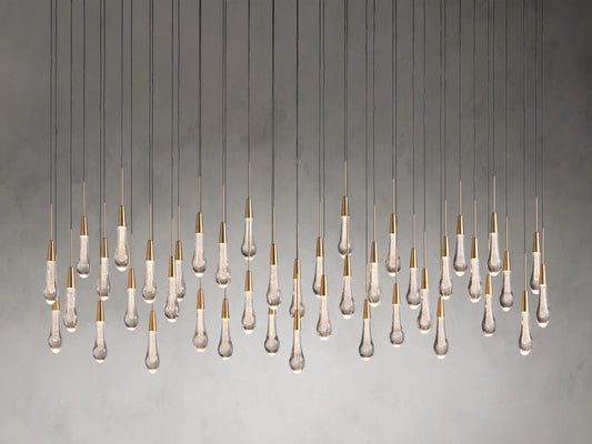 Solitaire Linear Chandelier 37"50"70"87"120"