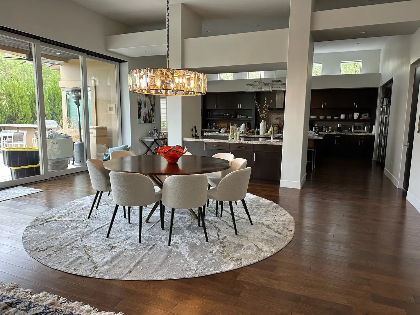 (sample order)Harlow Multicurve Crystal Round Chandelier