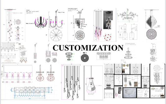 Crystal Long drop Chandlier( Customized )