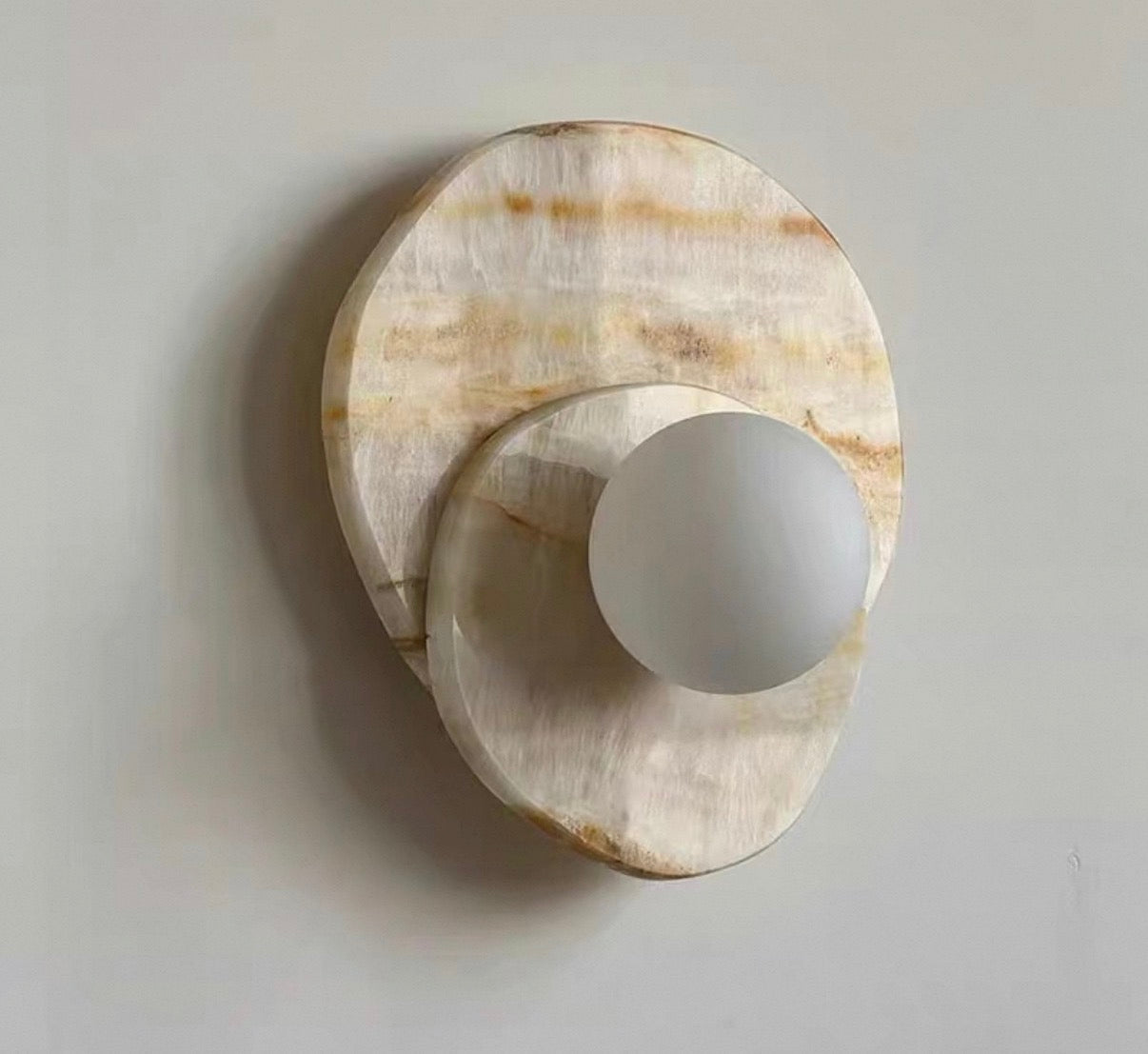 White Onyx Wall Sconce