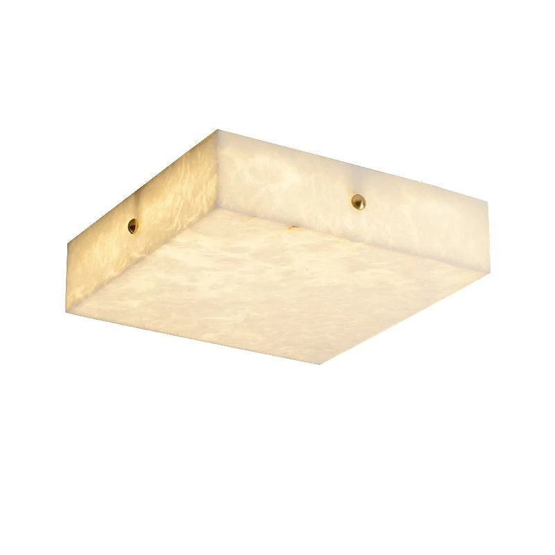 Alabaster Square Flushmount 15.8"L 19.7"L