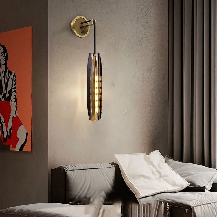 Crystal Pendant Shad Wall Sconce For Dinner Room