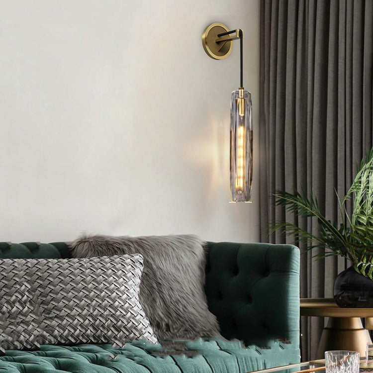 Crystal Pendant Shad Wall Sconce For Dinner Room