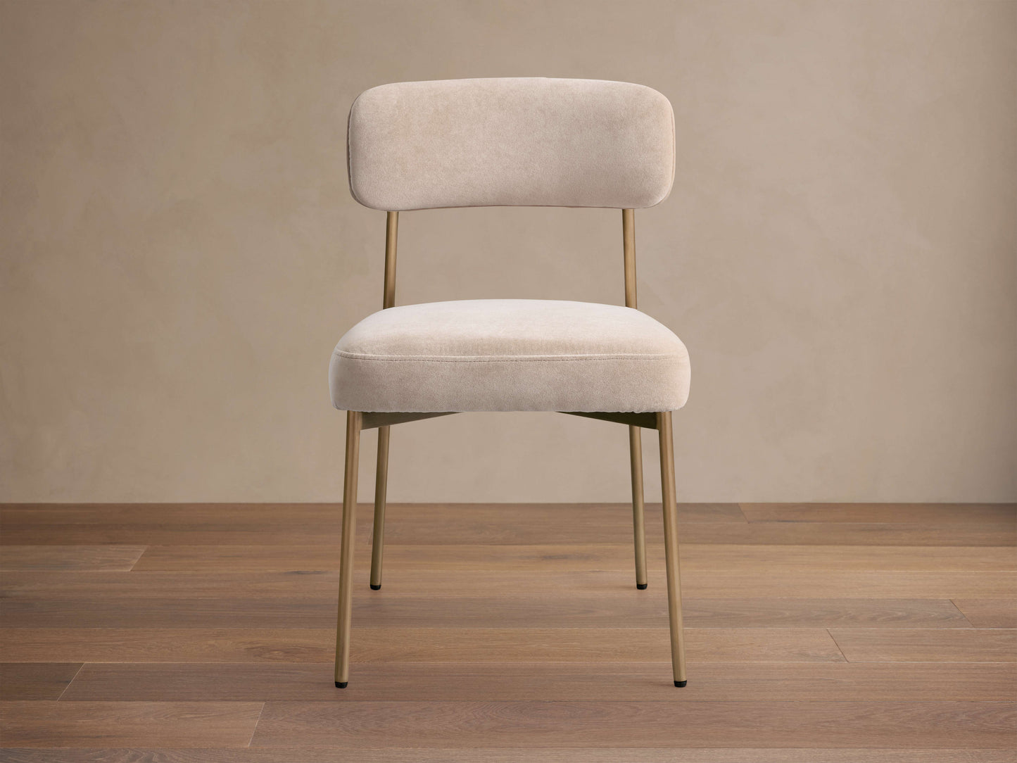 Billie Dining Chair in Antique Brass