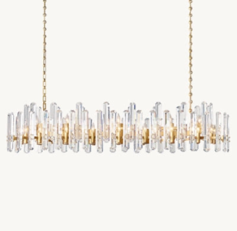 Bonnington Rectangular chandelier 54” 72"
