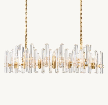 Bonnington Rectangular chandelier 54” 72"