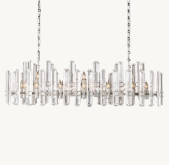 Bonnington Rectangular chandelier 54” 72"