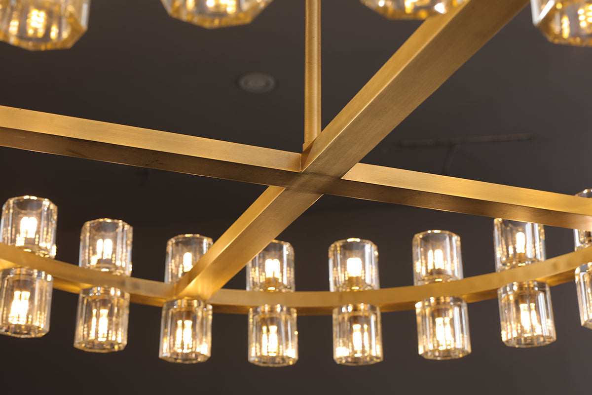 Customize Arcachona Led 3 Tier Round Chandelier(60”+48”+36”)
