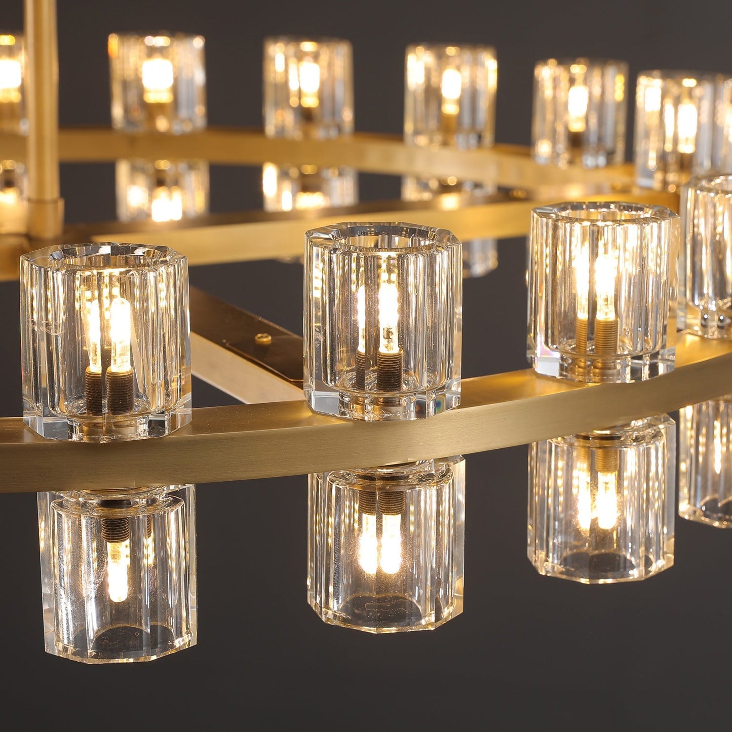 Arcachon Crystal Round Chandelier 42"(customized size)