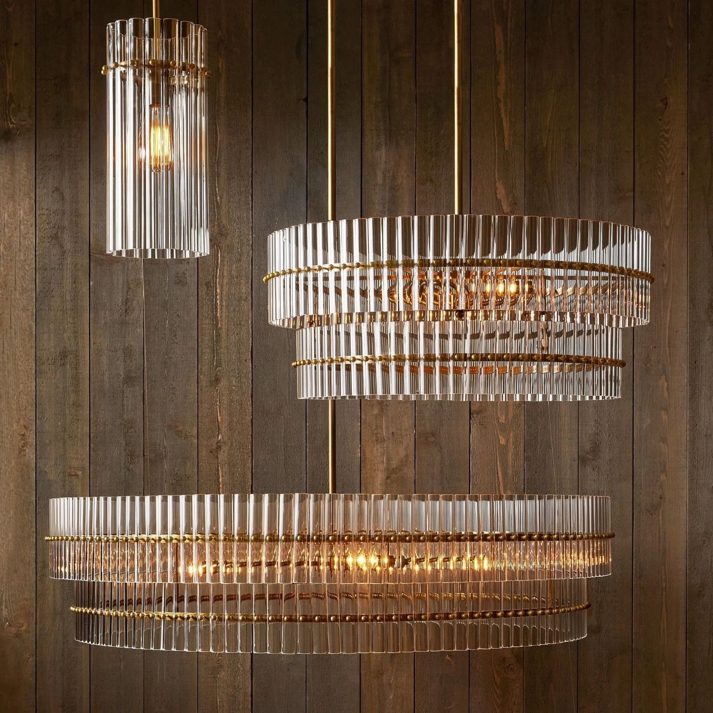 Marlly Glass Round Chandelier-Vancei