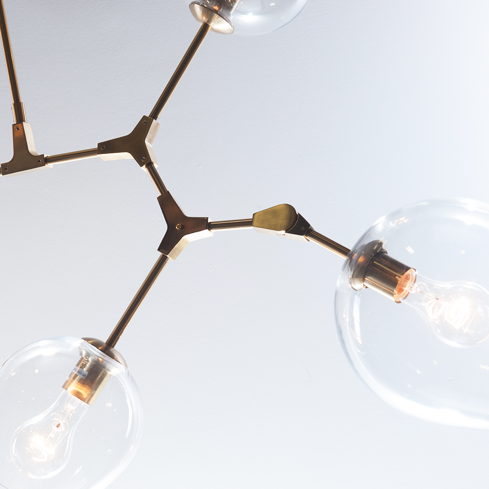 Covington Drop Globe Branching Bubble Chandelier 30''