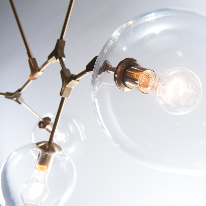 Covington Drop Globe Branching Bubble Chandelier 30''