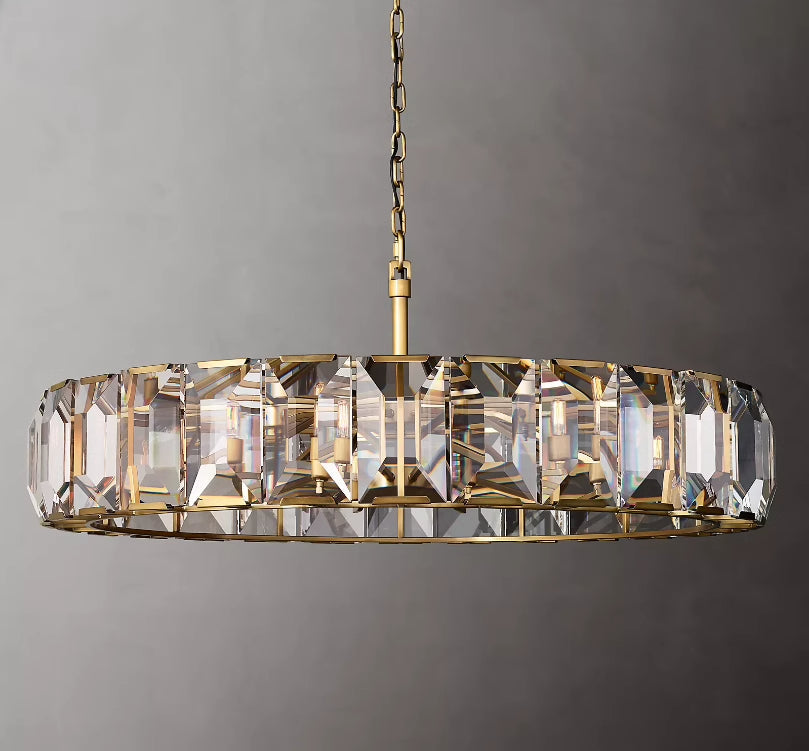 (sample order)Harlow Multicurve Crystal Round Chandelier