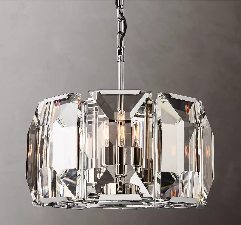 (sample order)Harlow Multicurve Crystal Round Chandelier