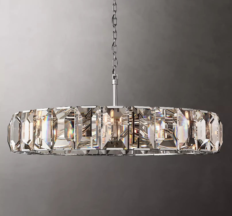 (sample order)Harlow Multicurve Crystal Round Chandelier