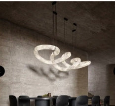Ethereal Alabaster Chandelier 96"