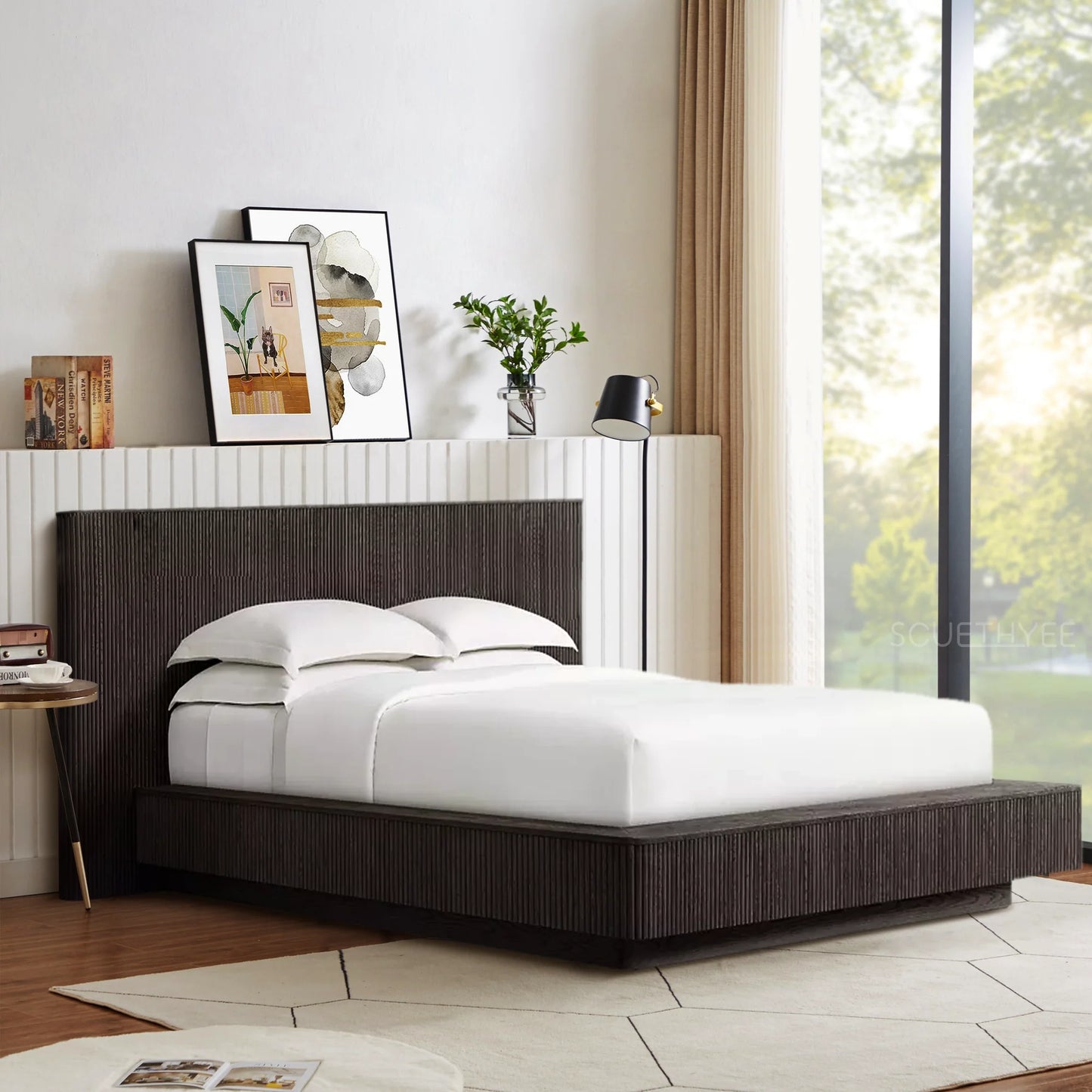 Mulholland Extended Wooden Bed Frame