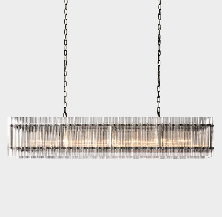 Marcus Rectangle Chandelier 54"