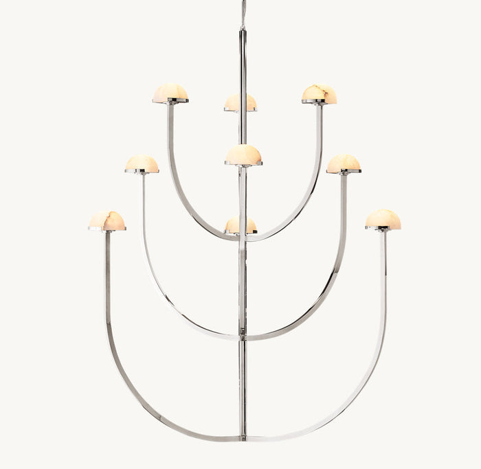 PEDRA ROUND CHANDELIER 40"