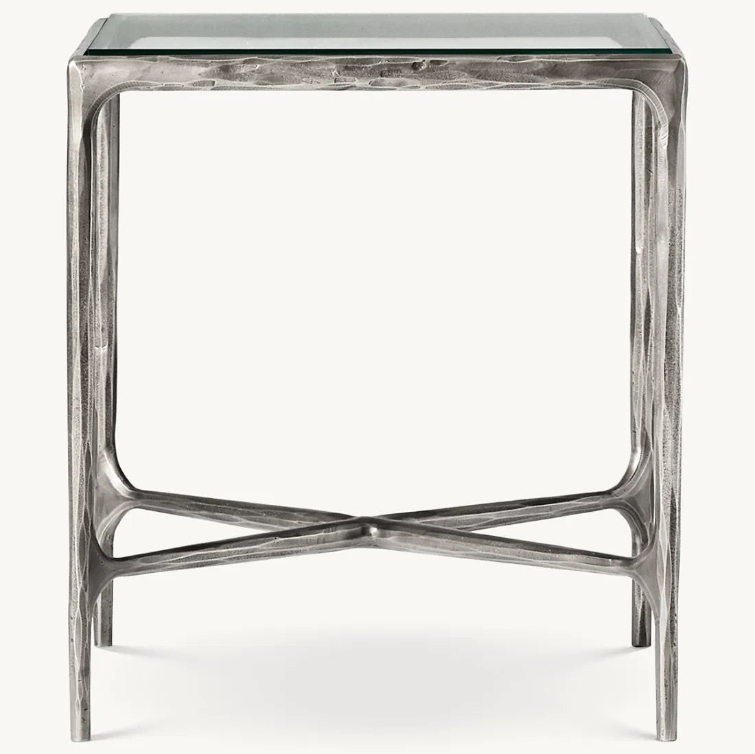Thaddeus Glass Square Side Table