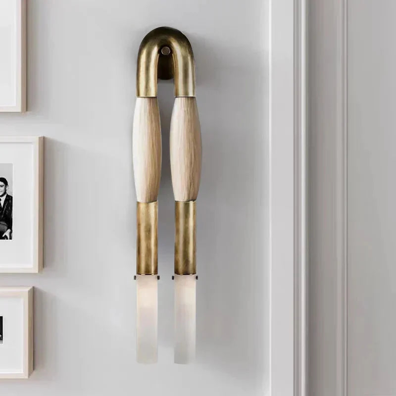 Antonia Horsehair Double Sconce