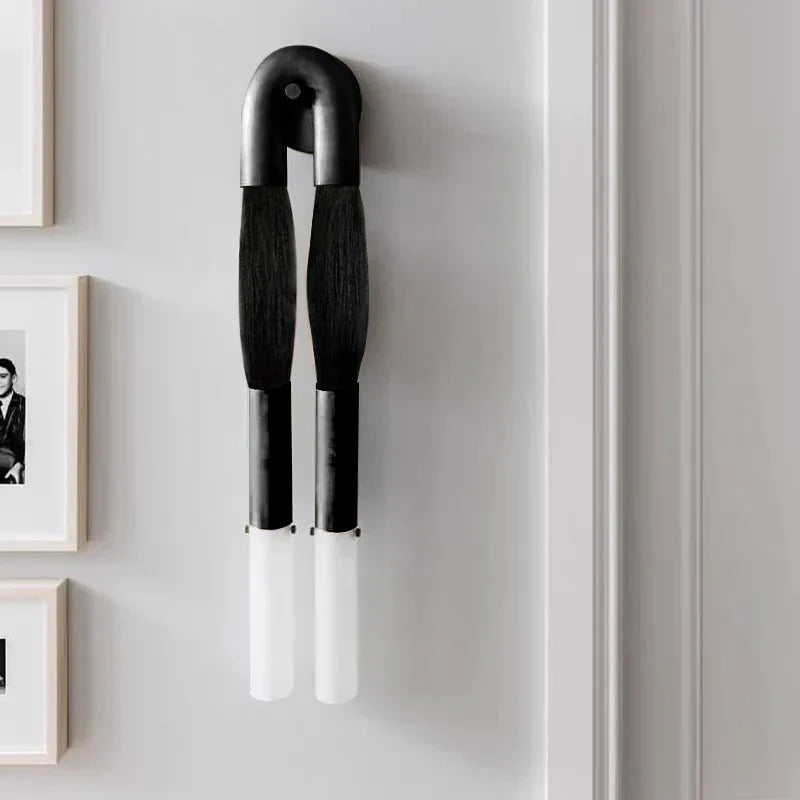 Antonia Horsehair Double Sconce