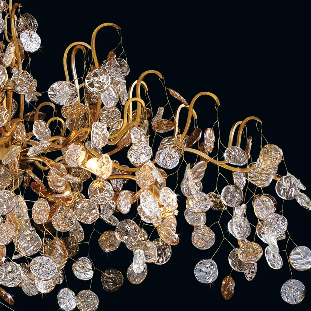 Campo Round Flush Mount Ceiling Fixture 5 Light 21"W
