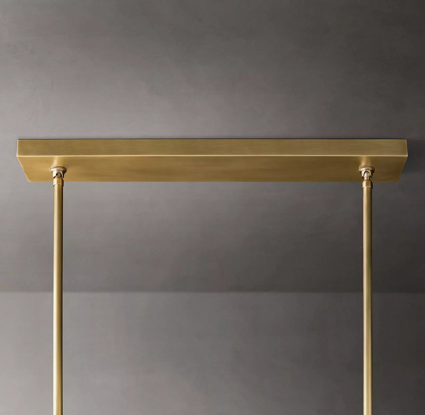 Bille De Crystal Ball Double Linear Chandelier 60"