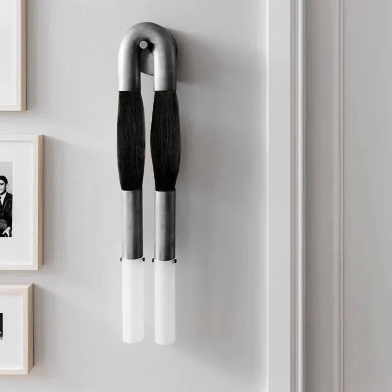 Antonia Horsehair Double Sconce