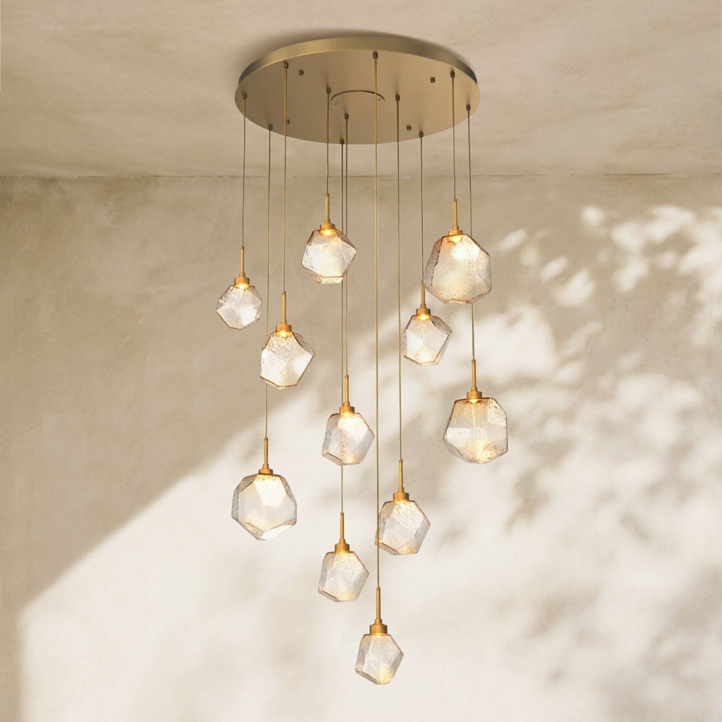 Art Twisted Round Chandelier