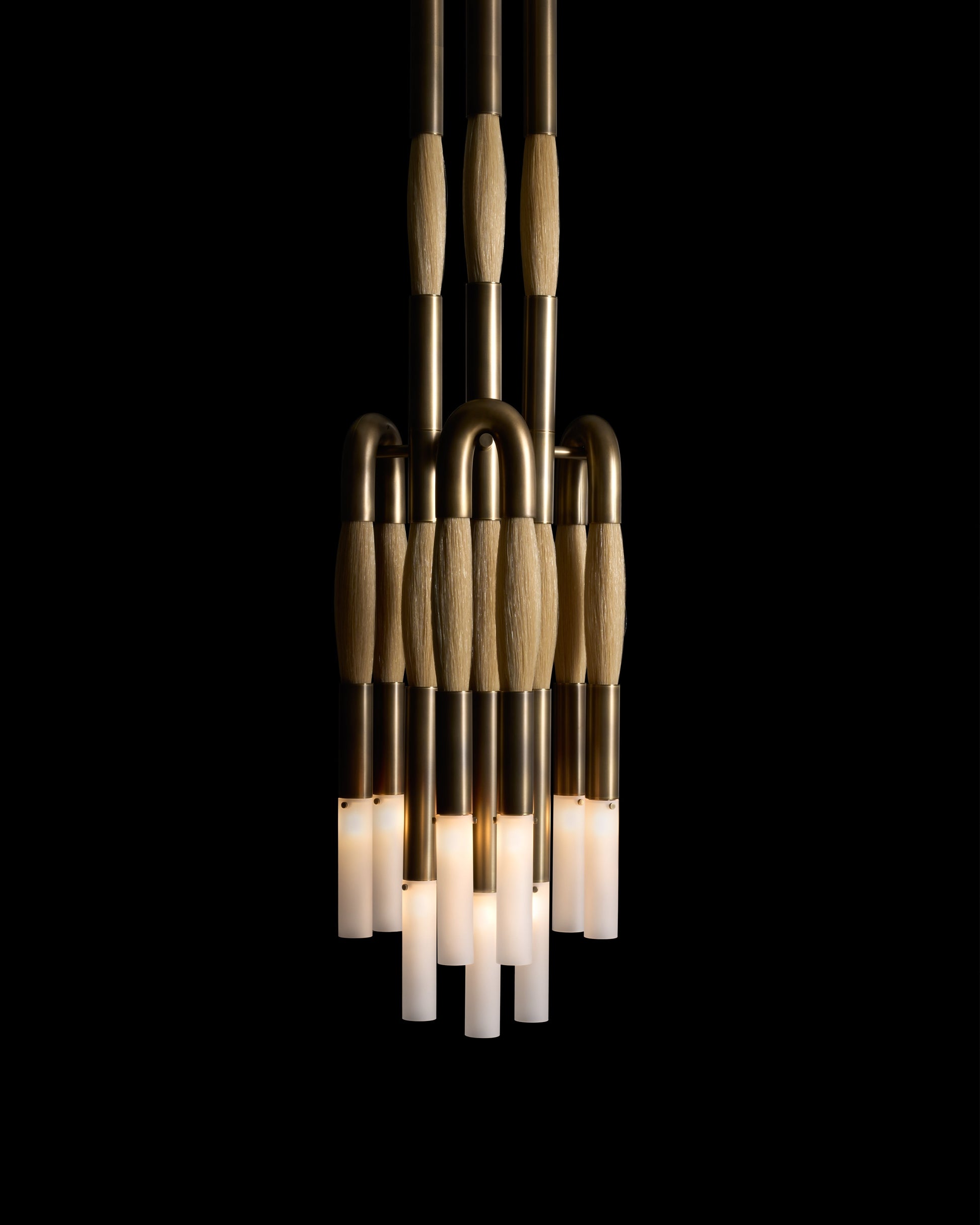 Antonia Horsehair Pendant 9-Light