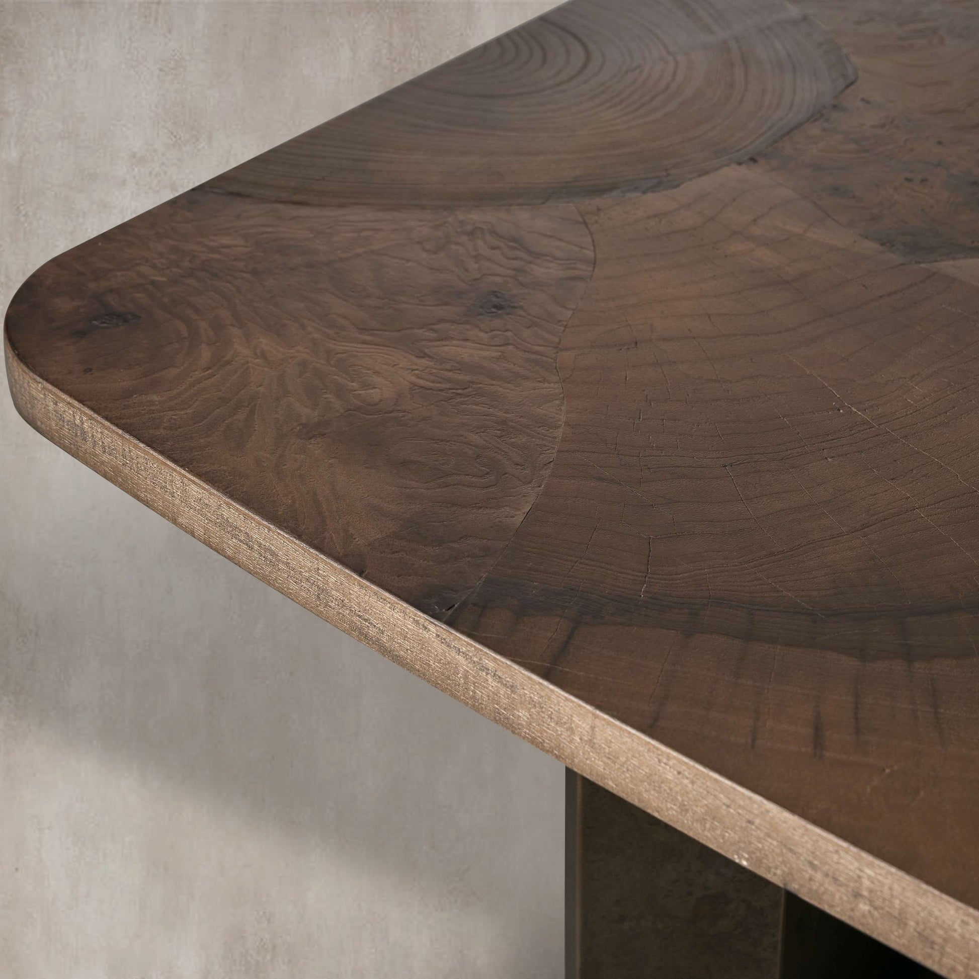 Loranco Ash Entrance Console Wood Hallway Entryway Table With Steel Base