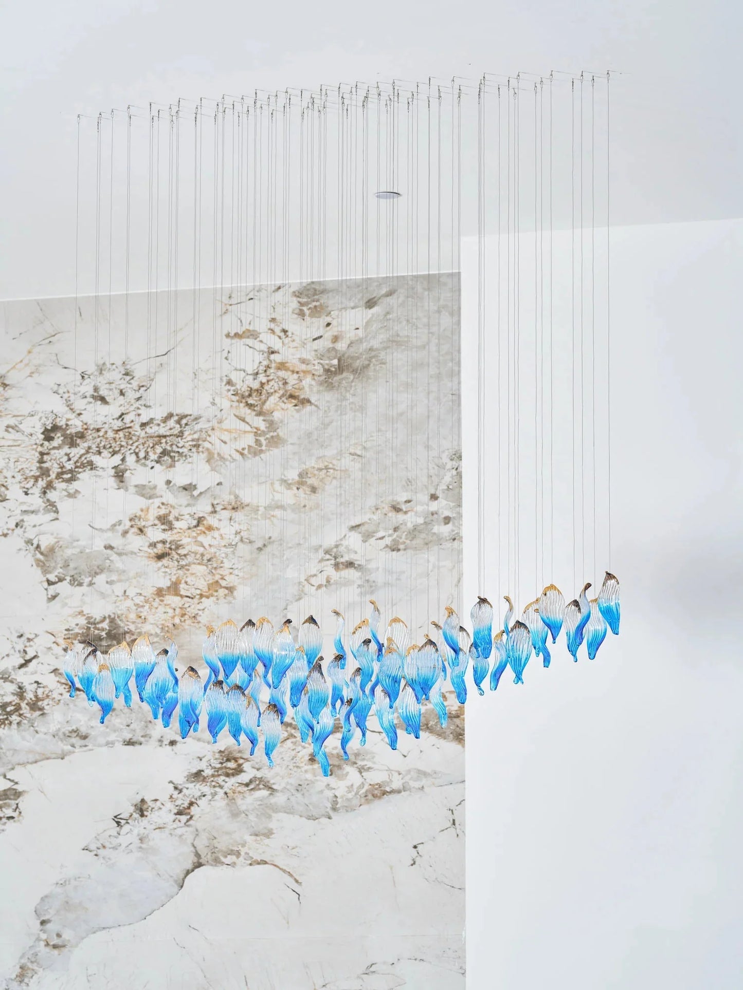 Ocean Drift Blown Glass Customize Chandelier