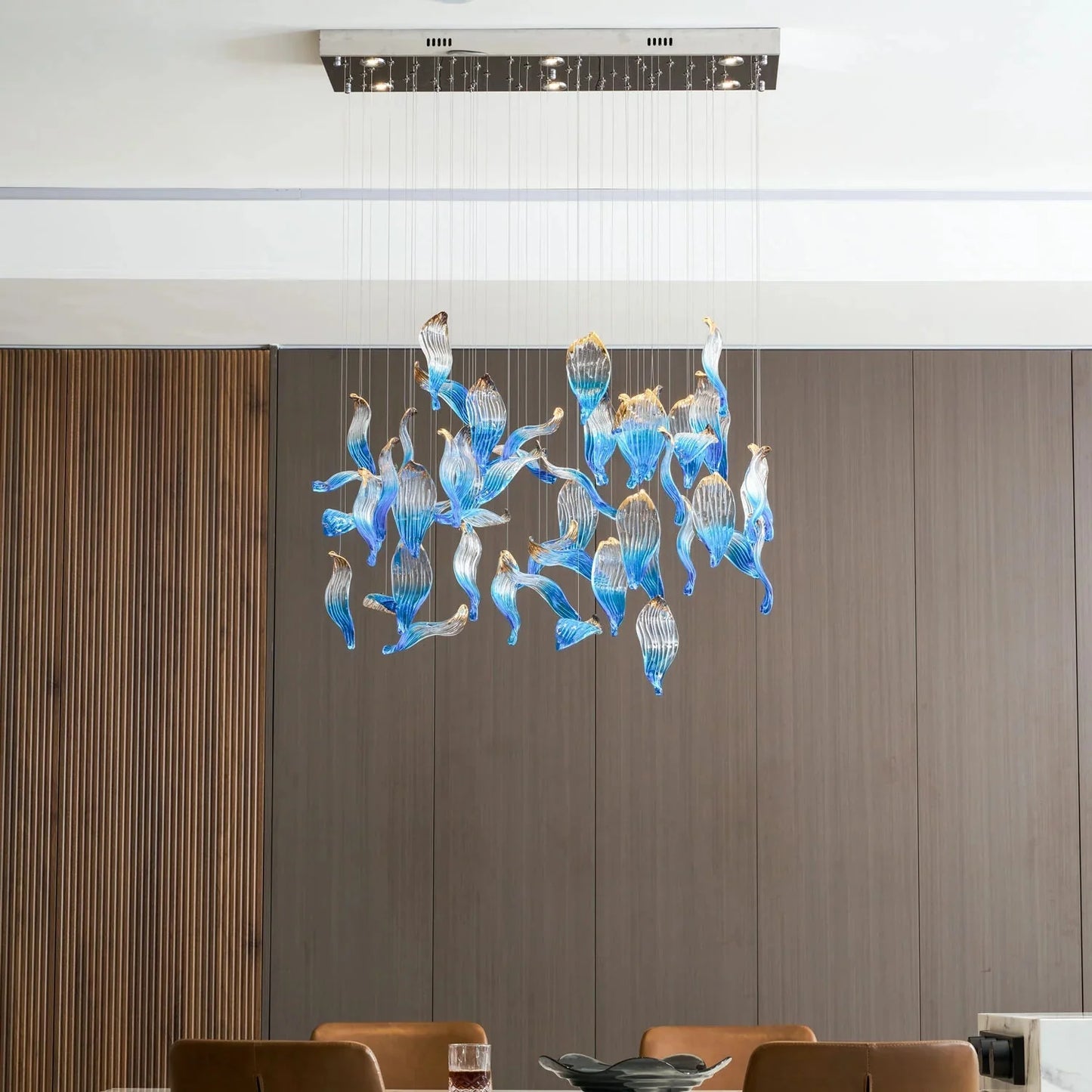 Ocean Drift Blown Glass Customize Chandelier