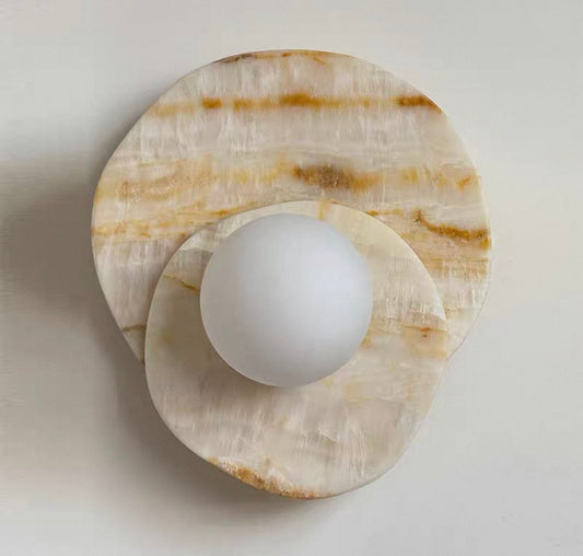 White Onyx Wall Sconce