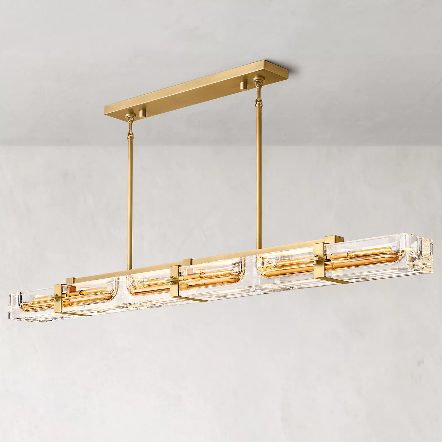 Savine Linear Chandelier 72" 6-Lights